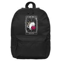 Funny Dungeon Tarot Card Cat Dice D20 16 in Basic Backpack