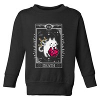 Funny Dungeon Tarot Card Cat Dice D20 Toddler Sweatshirt