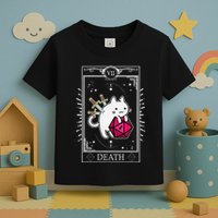 Funny Dungeon Tarot Card Cat Dice D20 Toddler T-Shirt