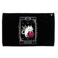 Funny Dungeon Tarot Card Cat Dice D20 Grommeted Golf Towel