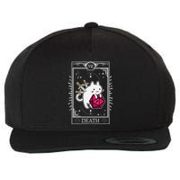 Funny Dungeon Tarot Card Cat Dice D20 Wool Snapback Cap