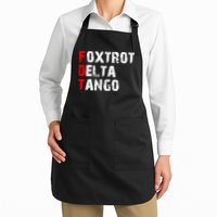 Foxtrot Delta Tango Full-Length Apron With Pockets