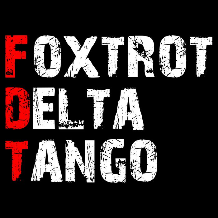 Foxtrot Delta Tango Full-Length Apron With Pockets