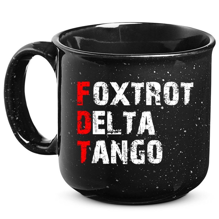 Foxtrot Delta Tango 15oz Campfire Ceramic Mug