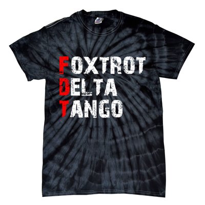 Foxtrot Delta Tango Tie-Dye T-Shirt