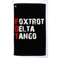 Foxtrot Delta Tango Golf Towel