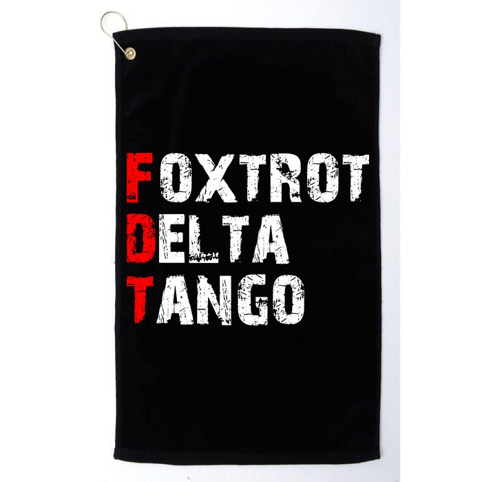 Foxtrot Delta Tango Golf Towel