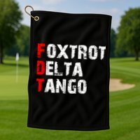Foxtrot Delta Tango Golf Towel