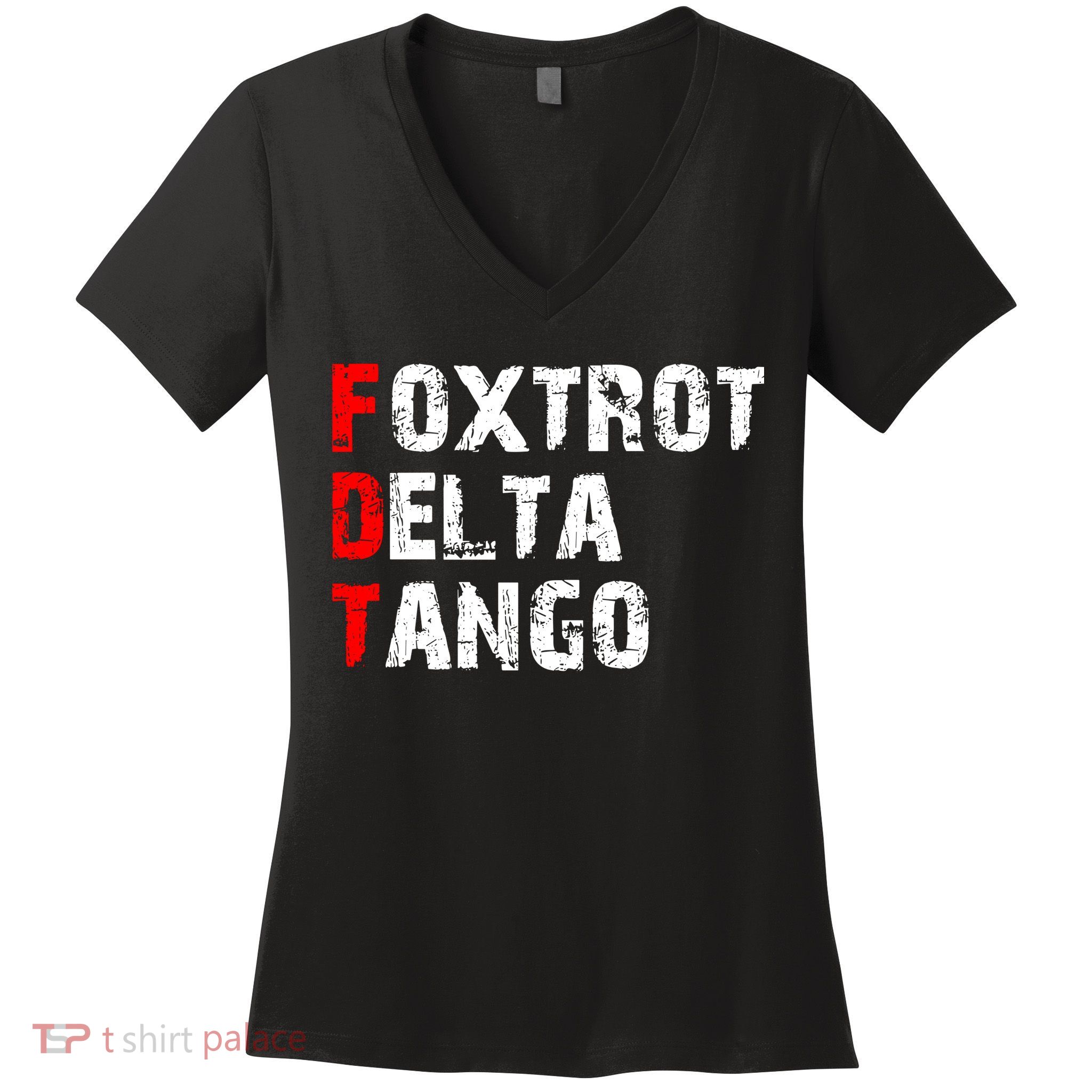 Foxtrot Delta Tango Women's V-Neck T-Shirt