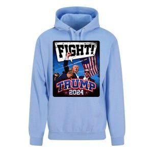 Fight! Donald Trump 2024 Supporters Political Product Unisex Surf Hoodie