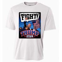 Fight! Donald Trump 2024 Supporters Political Product Cooling Performance Crew T-Shirt