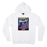 Fight! Donald Trump 2024 Supporters Political Product Hoodie