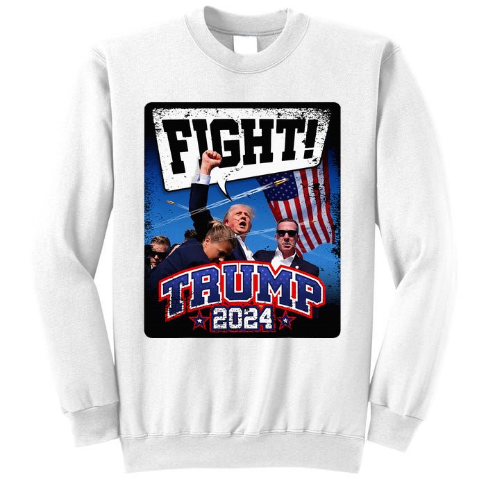 Fight! Donald Trump 2024 Supporters Political Product Sweatshirt