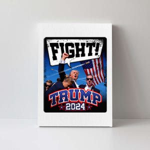 Fight! Donald Trump 2024 Supporters Political Product Canvas