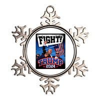 Fight! Donald Trump 2024 Supporters Political Product Metallic Star Ornament