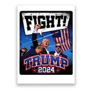 Fight! Donald Trump 2024 Supporters Political Product Poster