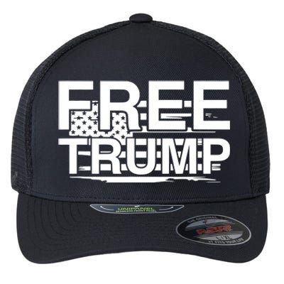 Free Donald Trump Supporters Pro Trump Republican Flexfit Unipanel Trucker Cap