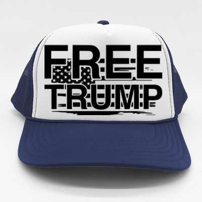 Free Donald Trump Supporters Pro Trump Republican Trucker Hat