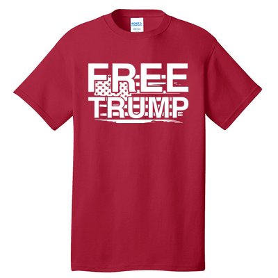 Free Donald Trump Supporters Pro Trump Republican Tall T-Shirt