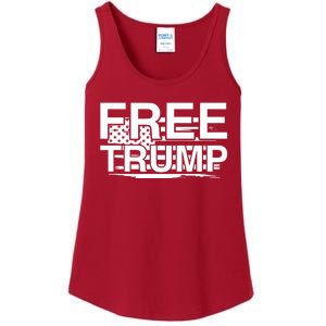 Free Donald Trump Supporters Pro Trump Republican Ladies Essential Tank