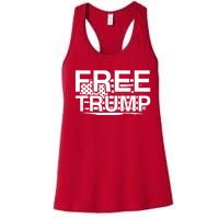 Free Donald Trump Supporters Pro Trump Republican Women's Racerback Tank