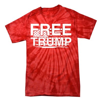 Free Donald Trump Supporters Pro Trump Republican Tie-Dye T-Shirt