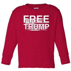 Free Donald Trump Supporters Pro Trump Republican Toddler Long Sleeve Shirt