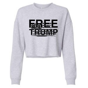 Free Donald Trump Supporters Pro Trump Republican Cropped Pullover Crew