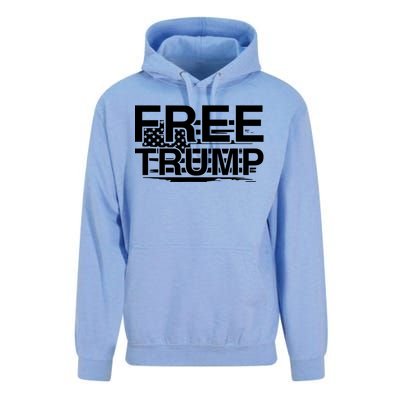 Free Donald Trump Supporters Pro Trump Republican Unisex Surf Hoodie