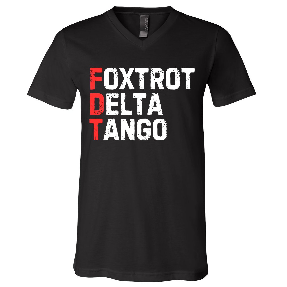 Foxtrot Delta Tango V-Neck T-Shirt