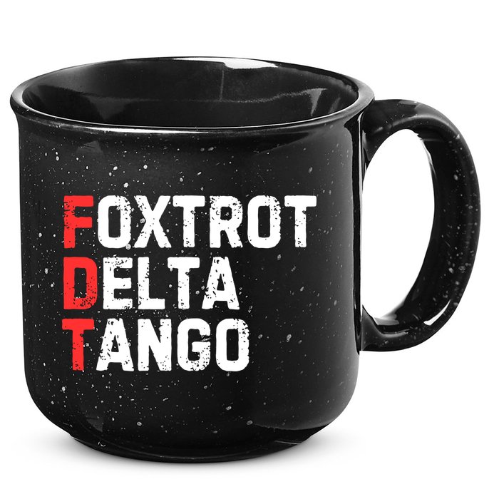 Foxtrot Delta Tango 15oz Campfire Ceramic Mug