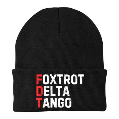 Foxtrot Delta Tango Knit Cap Winter Beanie