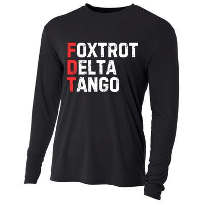 Foxtrot Delta Tango Cooling Performance Long Sleeve Crew