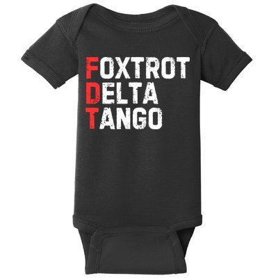 Foxtrot Delta Tango Baby Bodysuit
