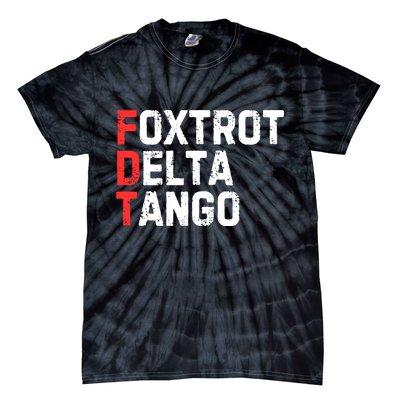 Foxtrot Delta Tango Tie-Dye T-Shirt