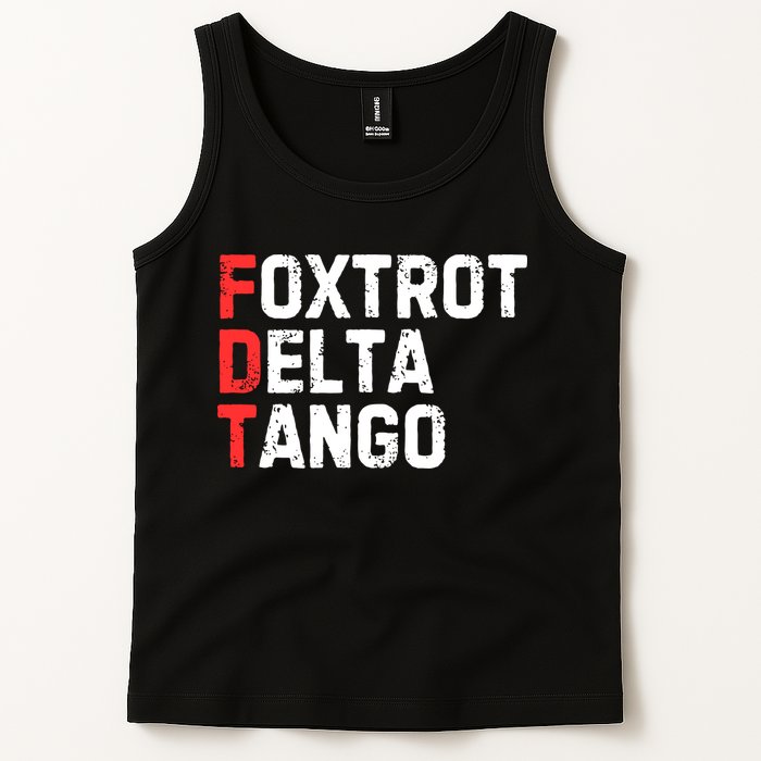 Foxtrot Delta Tango Tank Top