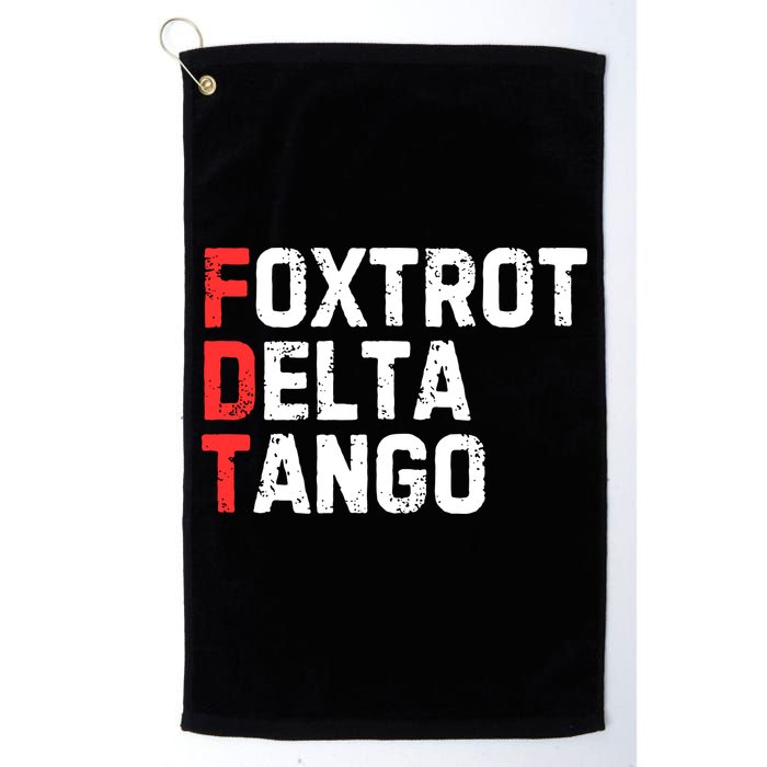 Foxtrot Delta Tango Golf Towel