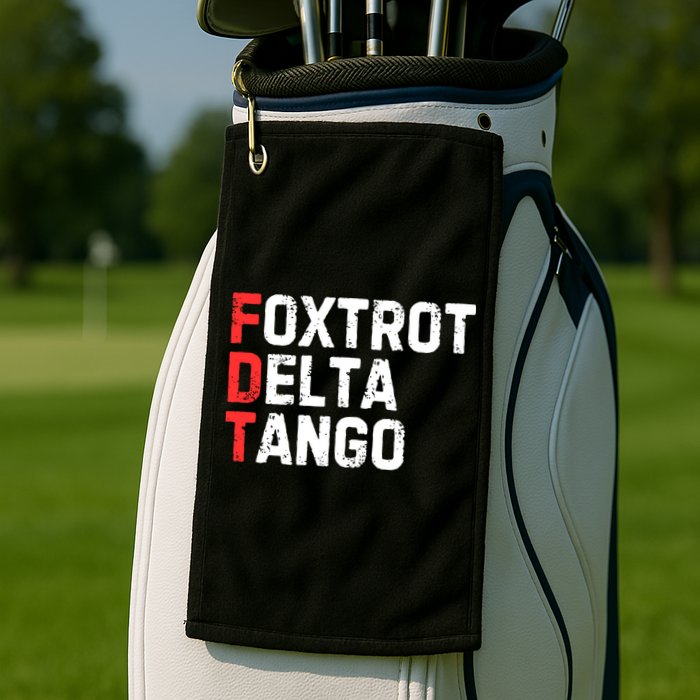 Foxtrot Delta Tango Golf Towel