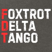 Foxtrot Delta Tango Cotton Canvas Backpack
