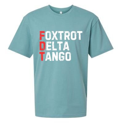 Foxtrot Delta Tango Sueded Cloud Jersey T-Shirt