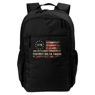 Foxtrots Delta Tangos Funny Foxtrots Delta Tangos Daily Commute Backpack