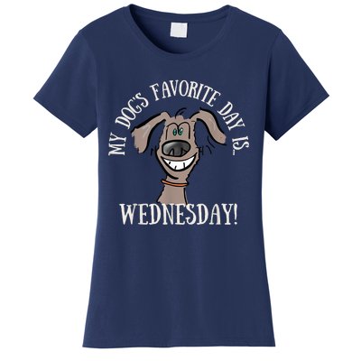 Fathers Day Tee My Dogs Favorite Day Is Wednesday HUMP DAY Women's T-Shirt