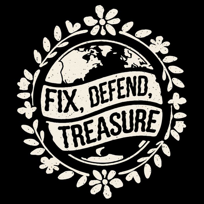 Fix Defend Treasure Resist Protest And Celebrate Earth Day 7-Panel Snapback Hat