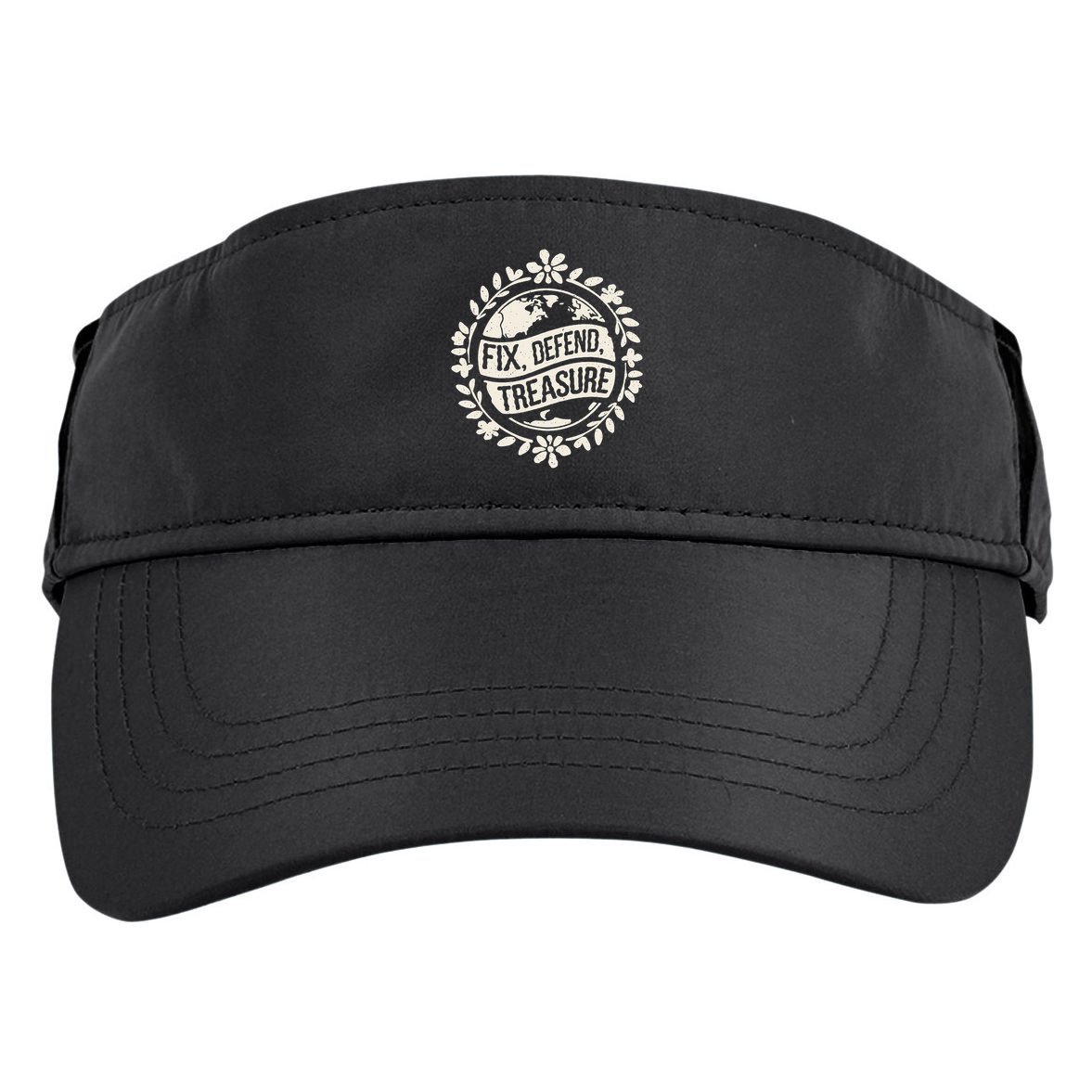 Fix Defend Treasure Resist Protest And Celebrate Earth Day Adult Drive Performance Visor