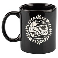 Fix Defend Treasure Resist Protest And Celebrate Earth Day 11oz C Handle Ceramic Mug