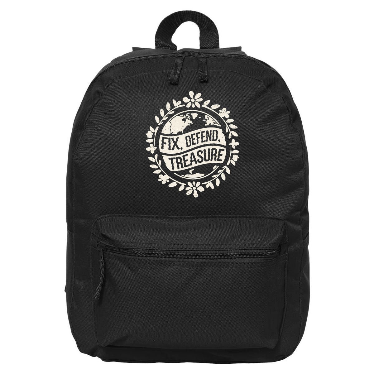 Fix Defend Treasure Resist Protest And Celebrate Earth Day 16 in Basic Backpack