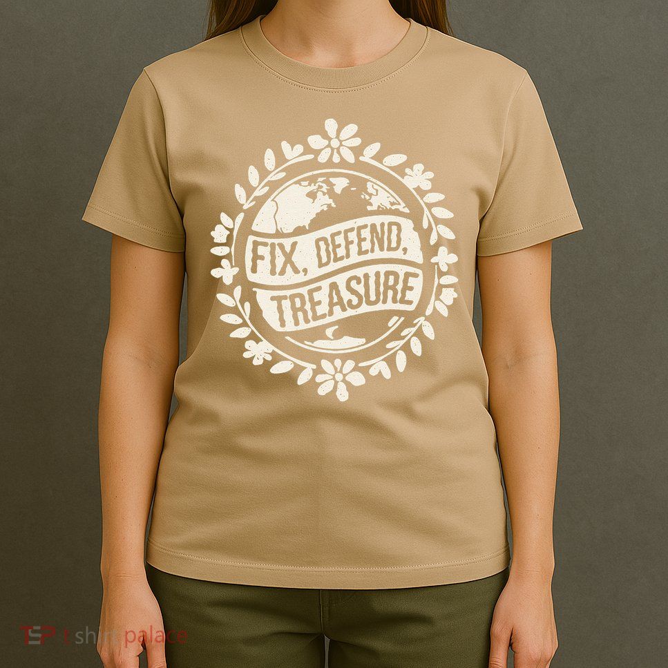 Fix Defend Treasure Resist Protest And Celebrate Earth Day T-Shirt