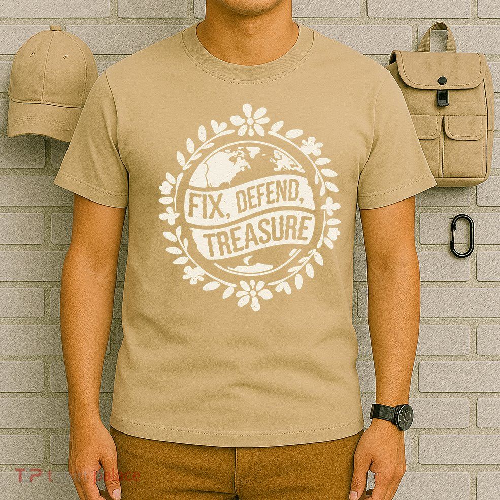 Fix Defend Treasure Resist Protest And Celebrate Earth Day T-Shirt