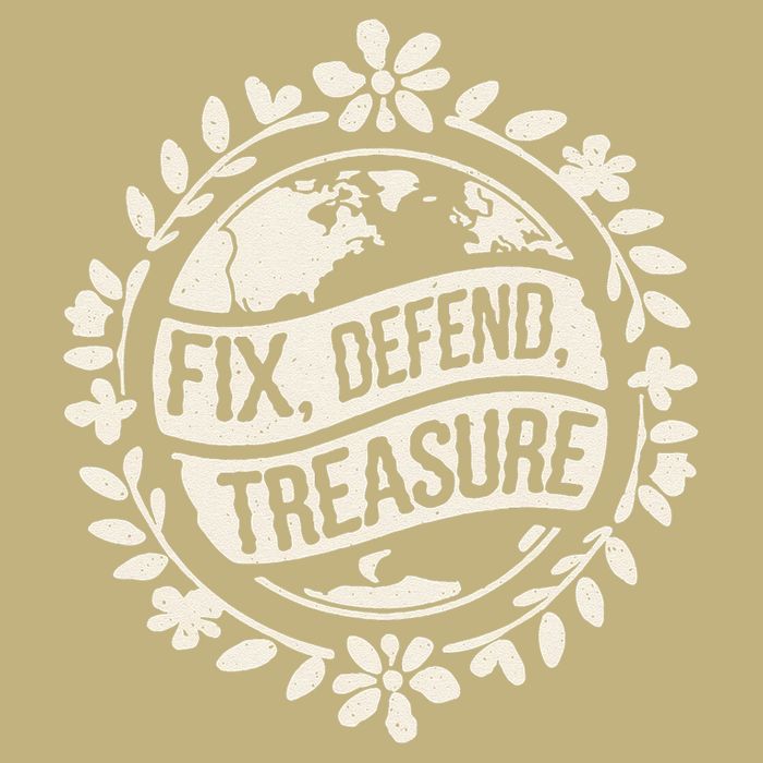 Fix Defend Treasure Resist Protest And Celebrate Earth Day Button