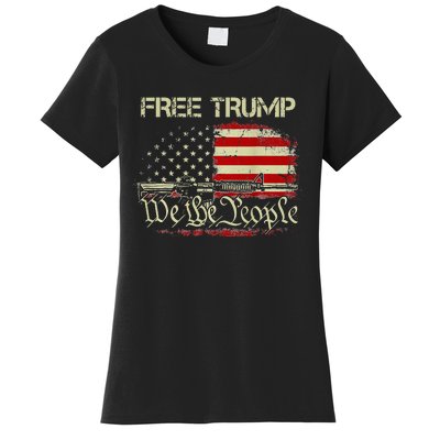 Free Donald Trump Republican Support Women's T-Shirt